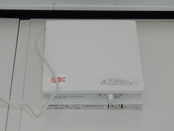 京都府宇治出張所/展示場の新棟ユニットハウス・プレハブ・コンテナハウス38MSL(2.43坪)の各設備の換気扇