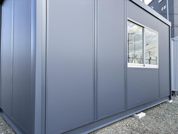 福岡県福岡東店/展示場の新棟ユニットハウス・プレハブ・コンテナハウス47MSL(3.02坪)の本体の外観