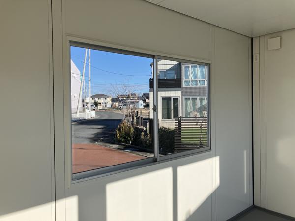 宮城県石巻店/展示場の新棟ユニットハウス・プレハブ・コンテナハウス38MSL(2.43坪)の本体の内観