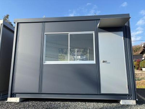 広島県尾道店/展示場の新棟ユニットハウス・プレハブ・コンテナハウス38MSL(2.43坪)の本体の外観