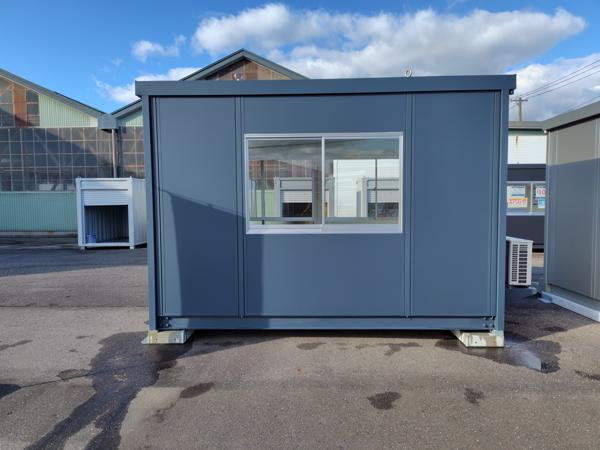 新潟県三条店/展示場の新棟ユニットハウス・プレハブ・コンテナハウス38MSL(2.43坪)の本体の外観