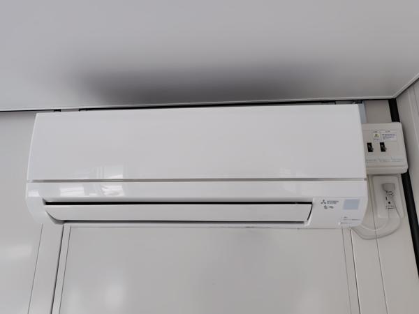 新潟県三条店/展示場の新棟ユニットハウス・プレハブ・コンテナハウス38MSL(2.43坪)の各設備のエアコン