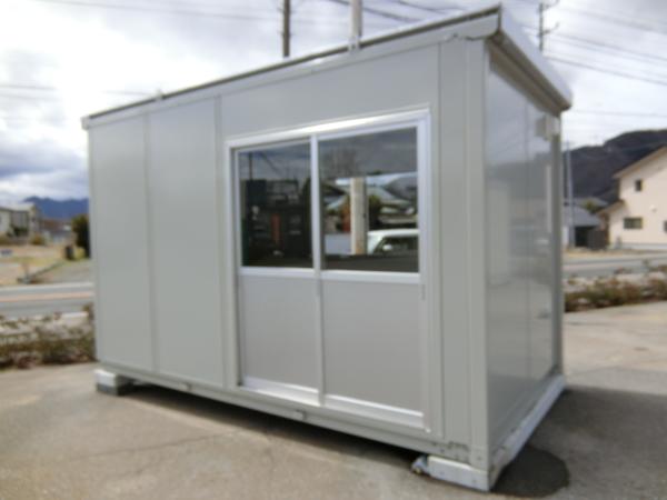長野県上田総合展示場の中古ユニットハウス・プレハブ・コンテナハウスCT-41J(2.83坪)の本体の外観
