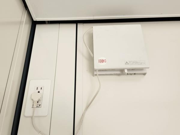 埼玉県朝霞店/展示場の新棟ユニットハウス・プレハブ・コンテナハウス47MSL(3.02坪)の各設備の換気扇