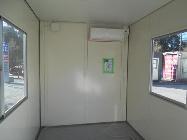 埼玉県朝霞店/展示場の新棟ユニットハウス・プレハブ・コンテナハウス38MSL(2.43坪)の本体の内観