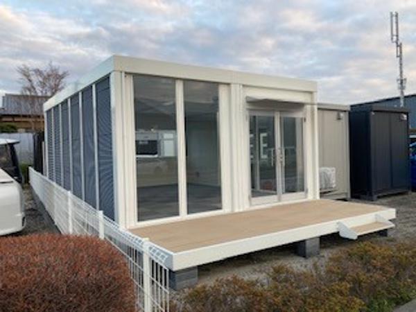 神奈川県厚木店/展示場の中古ユニットハウス・プレハブ・コンテナハウス57MS1(7.80坪)の本体の外観