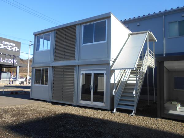 宮城県仙台茂庭店/展示場の中古ユニットハウス・プレハブ・コンテナハウスCT-54J(23.17坪)の本体の外観