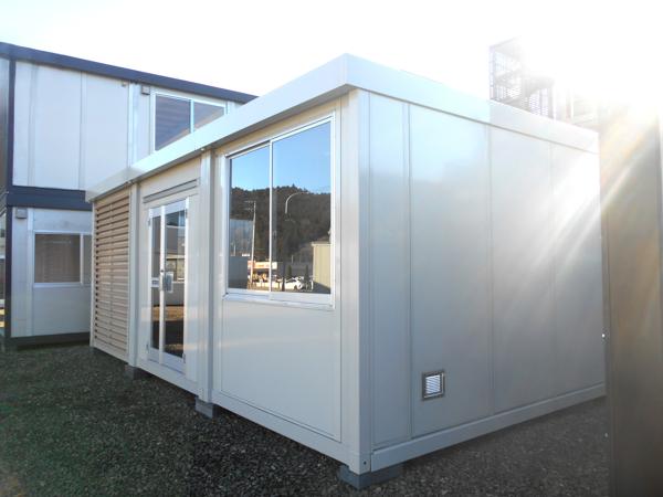 宮城県仙台茂庭店/展示場の中古ユニットハウス・プレハブ・コンテナハウスCT-54J(11.53坪)の本体の外観