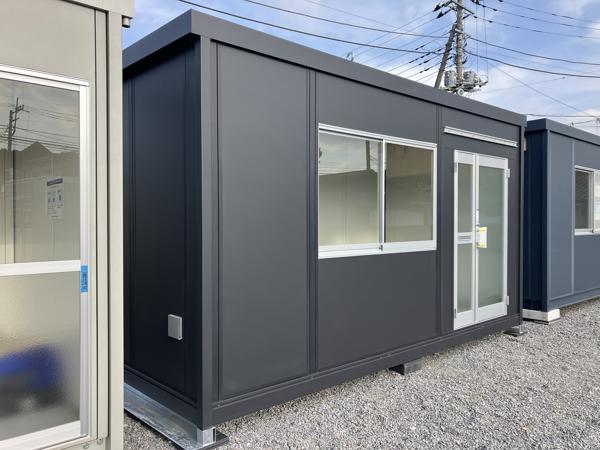茨城県土浦出張所/展示場の新棟ユニットハウス・プレハブ・コンテナハウス47MSL(3.02坪)の本体の外観