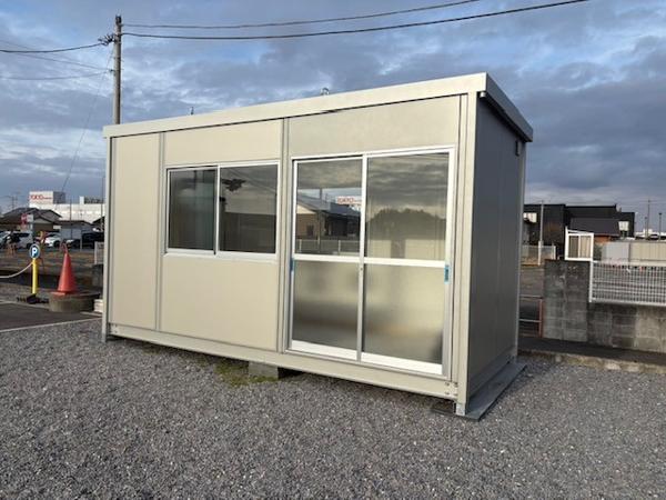 茨城県土浦出張所/展示場の新棟ユニットハウス・プレハブ・コンテナハウス47MSL(3.02坪)の本体の外観