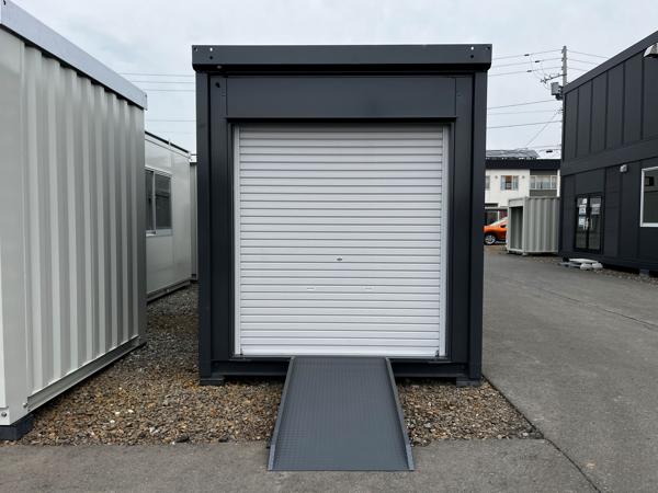 北海道札幌店/展示場の中古ユニットハウス・プレハブ・コンテナハウスCT-41JG バイク倉庫(2.83坪)の本体の外観