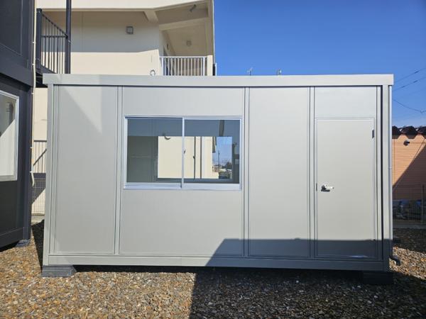 北海道札幌店/展示場の新棟ユニットハウス・プレハブ・コンテナハウス47MSL(3.02坪)の本体の外観