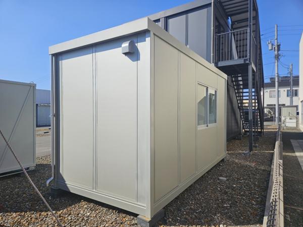 北海道札幌店/展示場の新棟ユニットハウス・プレハブ・コンテナハウス47MSL(3.02坪)の本体の外観