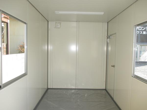 埼玉県加須店/展示場の新棟ユニットハウス・プレハブ・コンテナハウス47MSL(3.02坪)の本体の内観
