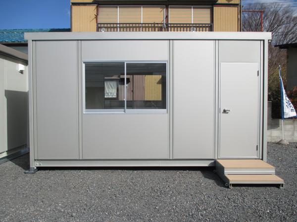 埼玉県加須店/展示場の新棟ユニットハウス・プレハブ・コンテナハウス47MSL(3.02坪)の本体の外観