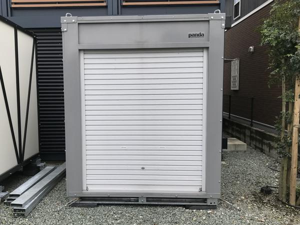 熊本県熊本出張所/熊本菊陽総合展示場の新棟ユニットハウス・プレハブ・コンテナハウスPanda2.0 PS2(1.06坪)の本体の外観