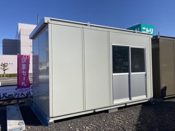 愛知県一宮店/展示場の中古ユニットハウス・プレハブ・コンテナハウスCT-41J(2.83坪)の本体の外観