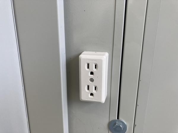 愛知県一宮店/展示場の中古ユニットハウス・プレハブ・コンテナハウスCT-41J(2.83坪)の各設備のコンセント