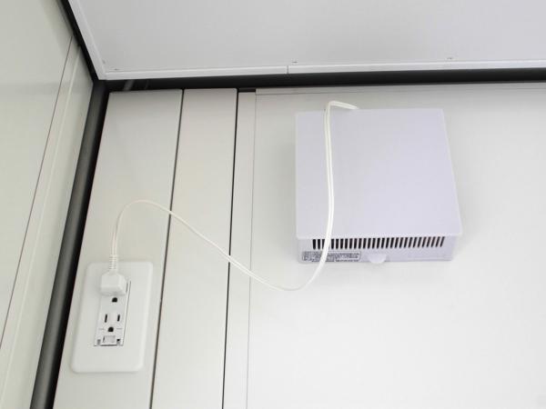 新潟県新潟出張所/総合展示場の新棟ユニットハウス・プレハブ・コンテナハウス38MSL(2.43坪)の各設備の換気扇