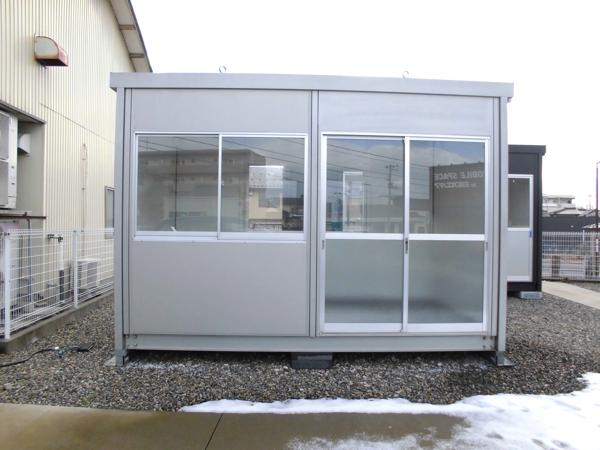 新潟県新潟出張所/総合展示場の新棟ユニットハウス・プレハブ・コンテナハウス38MSL(2.43坪)の本体の外観