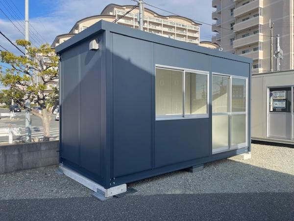 兵庫県伊丹店/展示場の新棟ユニットハウス・プレハブ・コンテナハウス47MSL(3.02坪)の本体の外観