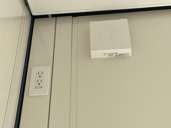 兵庫県伊丹店/展示場の新棟ユニットハウス・プレハブ・コンテナハウス47MSL(3.02坪)の各設備の給気口