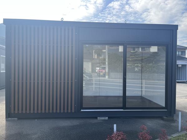 長崎県長崎店/展示場の新棟ユニットハウス・プレハブ・コンテナハウス47MSL EXTRA SPACE(3.02坪)の本体の外観