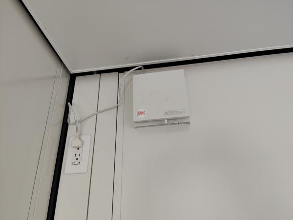 静岡県藤枝店/展示場の新棟ユニットハウス・プレハブ・コンテナハウス47MSL(3.02坪)の各設備の換気扇