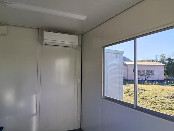 静岡県藤枝店/展示場の新棟ユニットハウス・プレハブ・コンテナハウス47MSL(3.02坪)の本体の内観