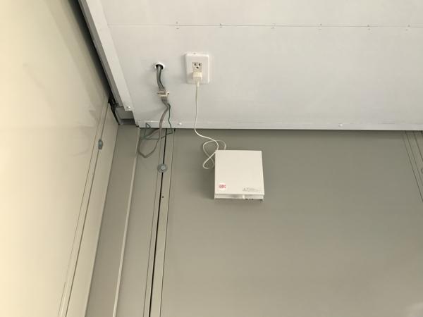 熊本県熊本出張所/熊本菊陽総合展示場の中古ユニットハウス・プレハブ・コンテナハウスCT-32J(2.16坪)の各設備の換気扇