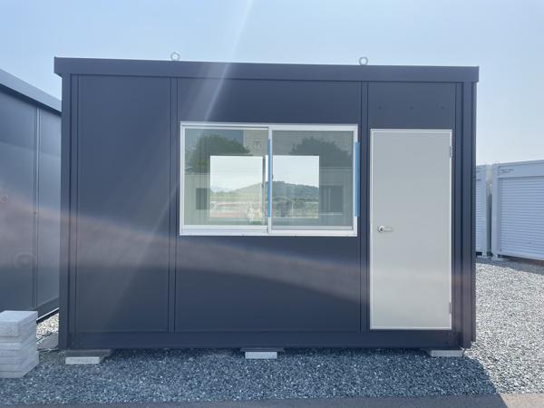 熊本県熊本北店/展示場の新棟ユニットハウス・プレハブ・コンテナハウス38MSL(2.43坪)の本体の外観