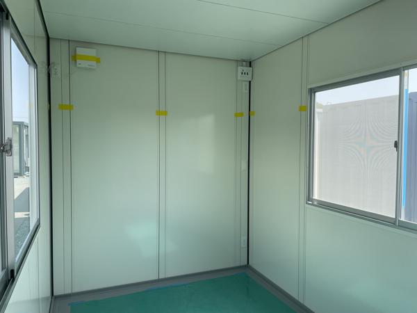 熊本県熊本北店/展示場の新棟ユニットハウス・プレハブ・コンテナハウス38MSL(2.43坪)の本体の内観