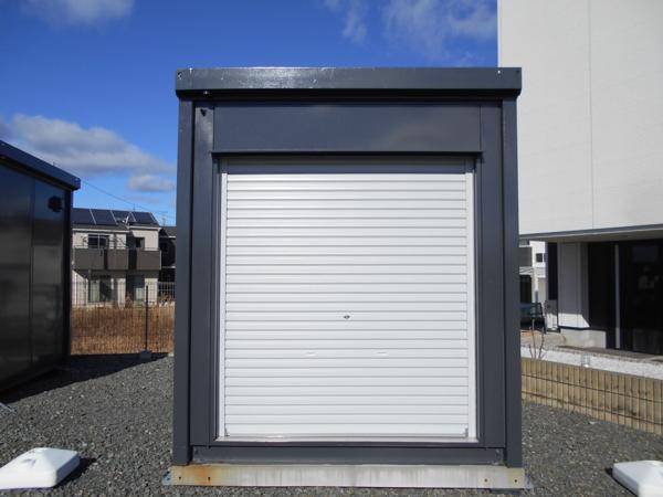 福島県いわき四倉店/展示場の中古ユニットハウス・プレハブ・コンテナハウス波板付き CT-32J(2.16坪)の本体の外観