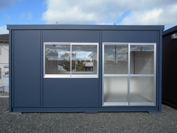 福島県いわき四倉店/展示場の新棟ユニットハウス・プレハブ・コンテナハウス47MSL(3.02坪)の本体の外観