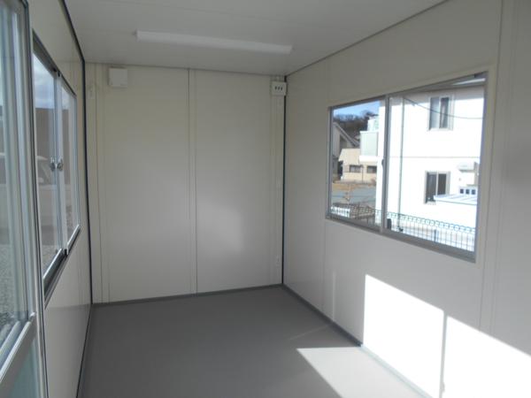 福島県いわき四倉店/展示場の新棟ユニットハウス・プレハブ・コンテナハウス47MSL(3.02坪)の本体の内観