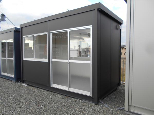 福島県いわき四倉店/展示場の新棟ユニットハウス・プレハブ・コンテナハウス38MSL(2.43坪)の本体の外観