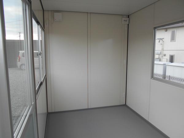 福島県いわき四倉店/展示場の新棟ユニットハウス・プレハブ・コンテナハウス38MSL(2.43坪)の本体の内観