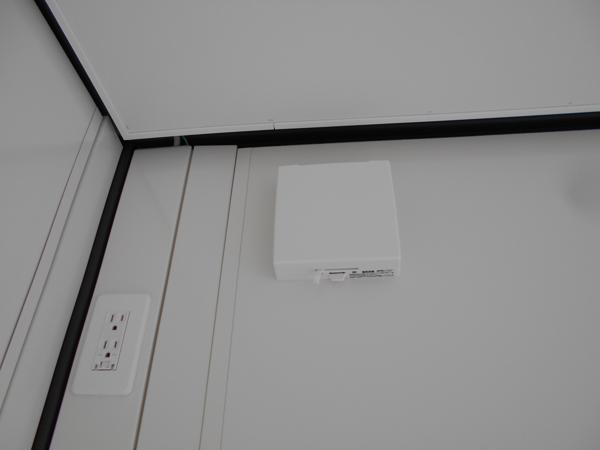 福島県いわき四倉店/展示場の新棟ユニットハウス・プレハブ・コンテナハウス38MSL(2.43坪)の各設備の給気口