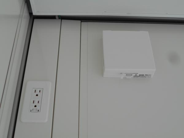 福島県いわき四倉店/展示場の新棟ユニットハウス・プレハブ・コンテナハウス47MSL(3.02坪)の各設備の給気口