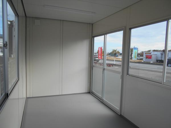 福島県いわき四倉店/展示場の新棟ユニットハウス・プレハブ・コンテナハウス47MSL(3.02坪)の本体の内観