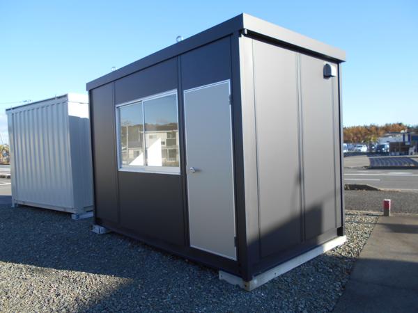 福島県いわき四倉店/展示場の新棟ユニットハウス・プレハブ・コンテナハウス38MSL(2.43坪)の本体の外観