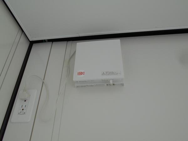 福島県いわき四倉店/展示場の新棟ユニットハウス・プレハブ・コンテナハウス38MSL(2.43坪)の各設備の換気扇