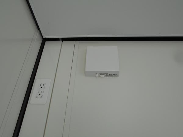 福島県いわき四倉店/展示場の新棟ユニットハウス・プレハブ・コンテナハウス38MSL(2.43坪)の各設備の給気口