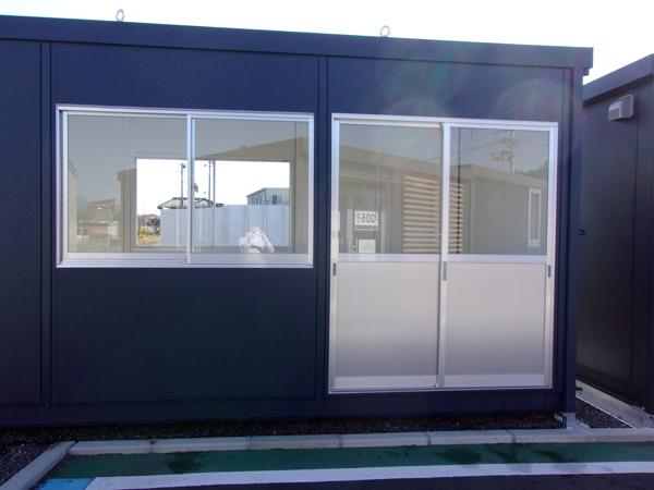 福島県白河店/展示場の新棟ユニットハウス・プレハブ・コンテナハウス47MSL(3.02坪)の本体の外観