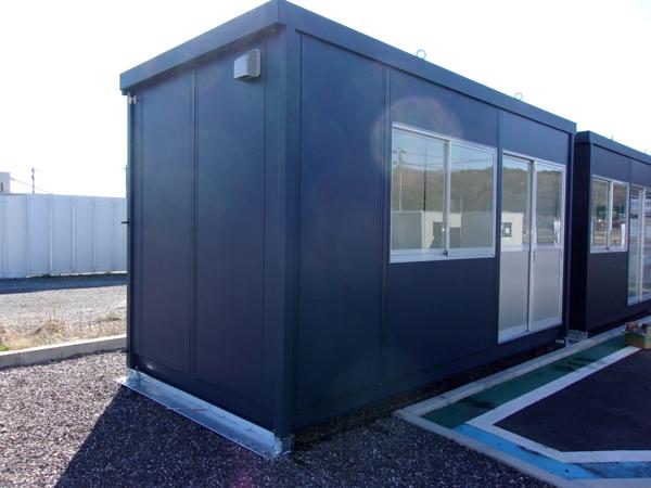 福島県白河店/展示場の新棟ユニットハウス・プレハブ・コンテナハウス47MSL(3.02坪)の本体の外観