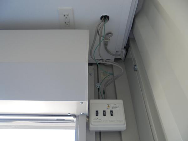 山口県山口出張所/総合展示場の中古ユニットハウス・プレハブ・コンテナハウスCT-32JG(2.16坪)の各設備の分電盤