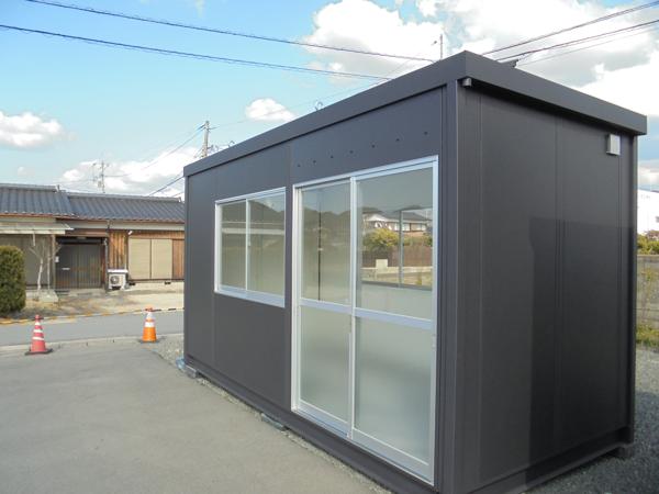 山口県山口出張所/総合展示場の新棟ユニットハウス・プレハブ・コンテナハウス47MSL(3.02坪)の本体の外観