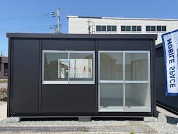 静岡県富士店/展示場の新棟ユニットハウス・プレハブ・コンテナハウス47MSL(3.02坪)の本体の外観