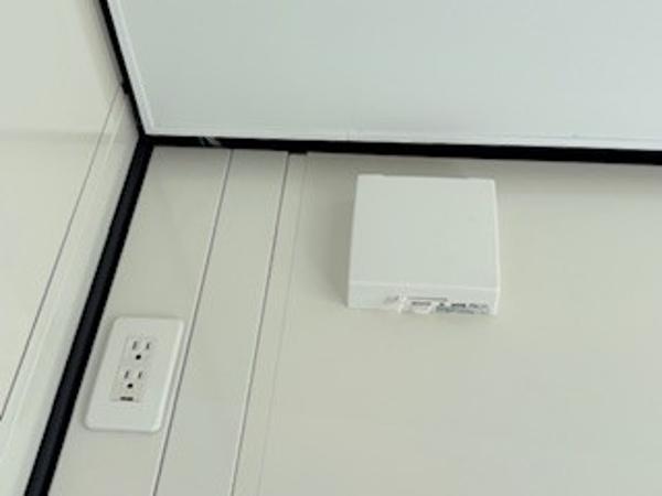 静岡県富士店/展示場の新棟ユニットハウス・プレハブ・コンテナハウス47MSL(3.02坪)の各設備の給気口