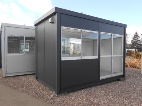 福島県郡山店/展示場の新棟ユニットハウス・プレハブ・コンテナハウス38MSL(2.46坪)の本体の外観